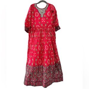 Girls Indian beaded dress Sz 24 (around 6-7 US size)